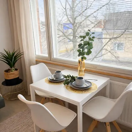 アパート Bright Nordic For 4, Free Parking, Wifi, Smart Tv *